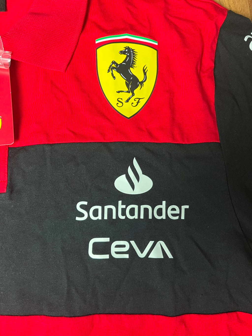 Vintage Puma X Ferrari Polo Shirt Size L
