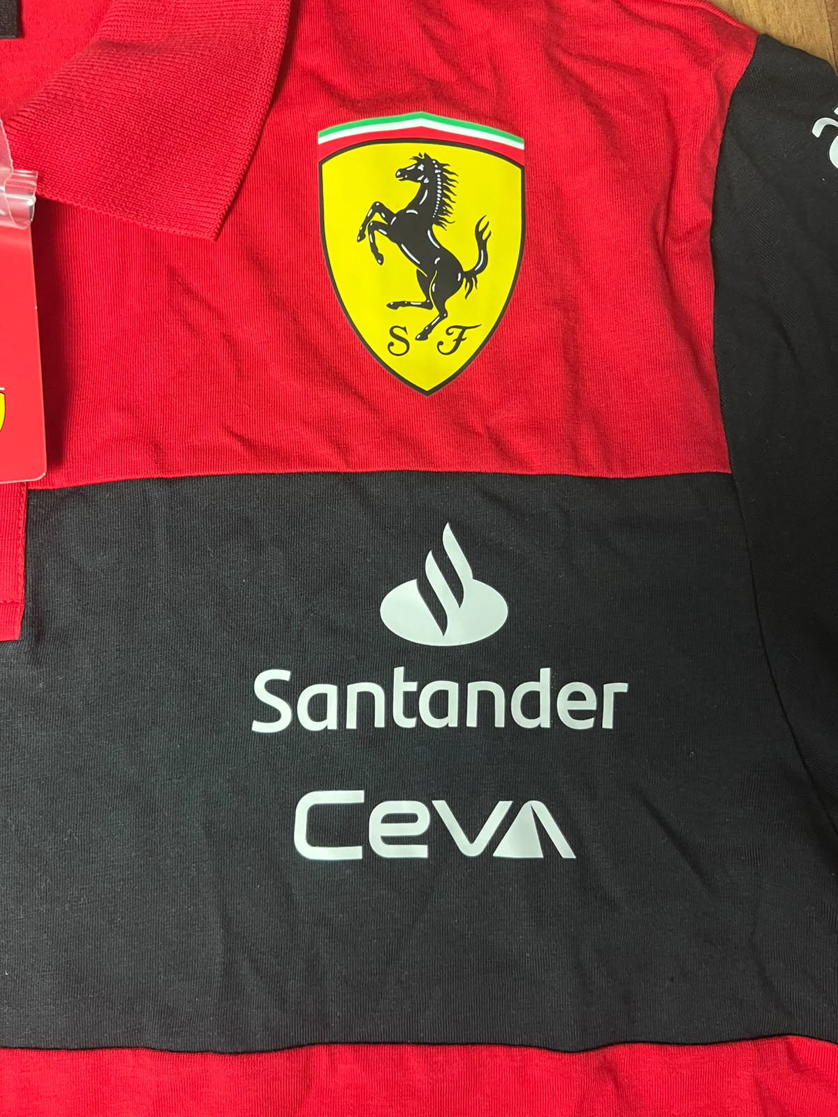 Vintage Puma X Ferrari Polo Shirt Size L