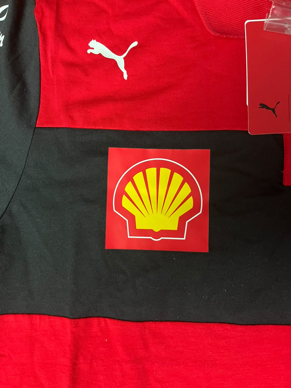 Vintage Puma X Ferrari Polo Shirt Size L